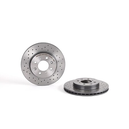 Brembo Xtra Rotors Brake Rotor, 09.5509.1X 09.5509.1X